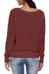 Cross Back Hollow-Out Sweater